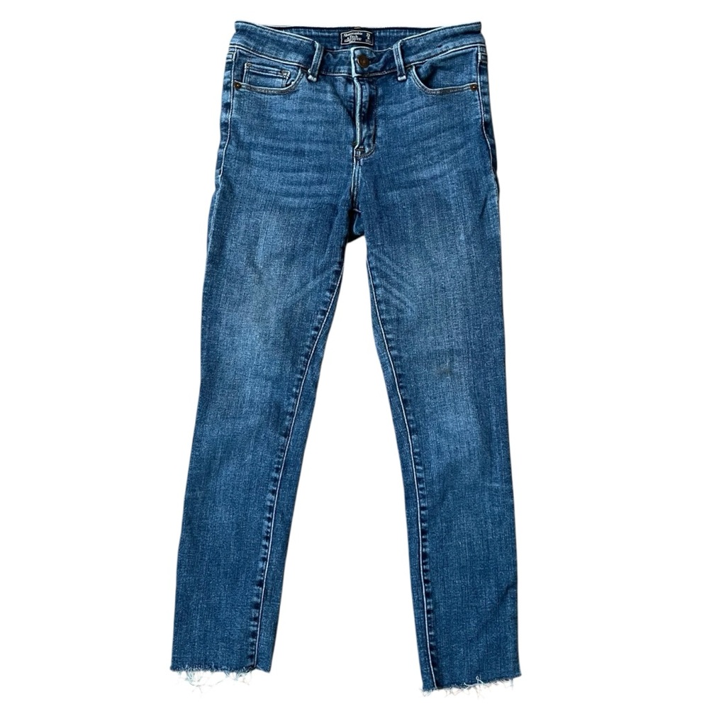 Woman's Harper Low Rise Ankle Abercrombie & Fitch Cropped Denim Jeans